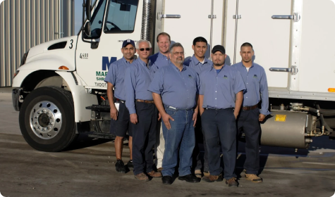 Marshall Shredding truck and uniformed team