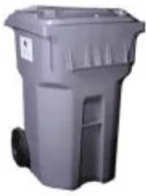 MS 300 96-gallon locking shredding bin
