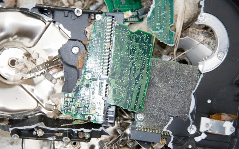 Properly disposing of hard drives is important for protecting data